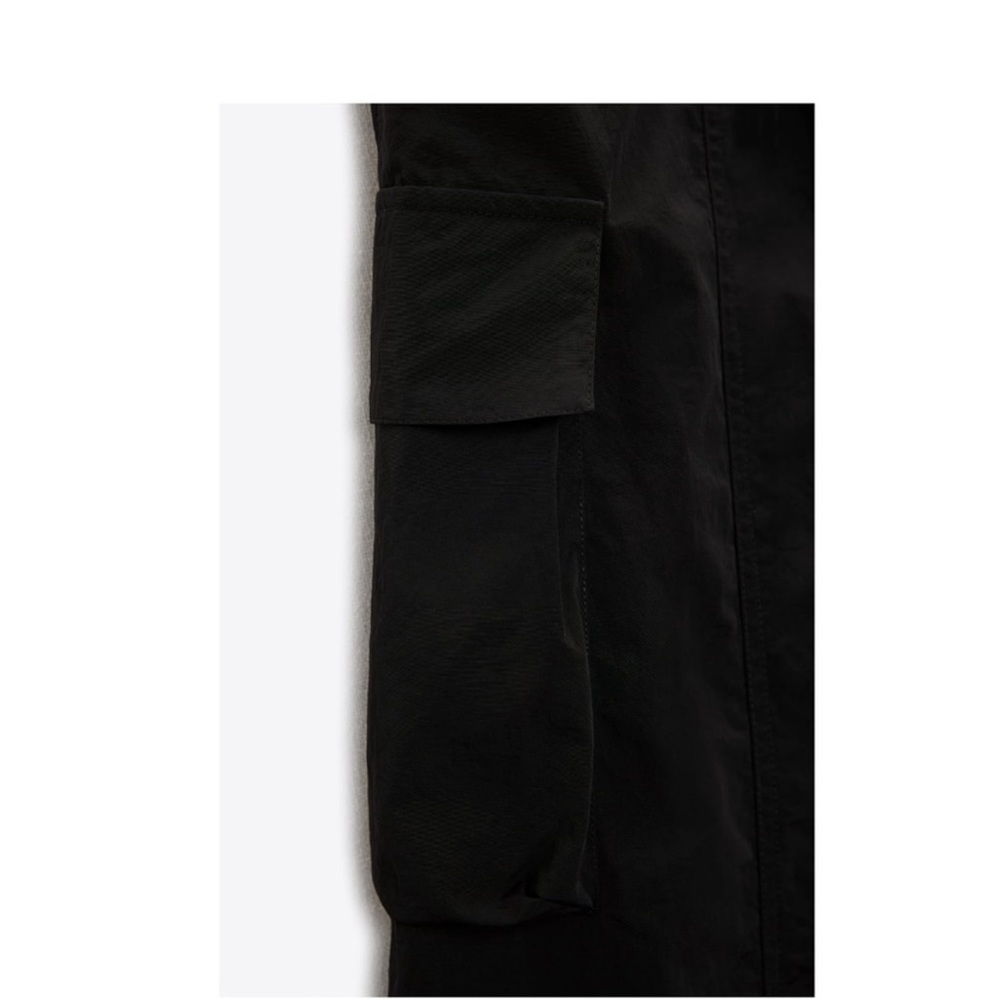ZARA NWT NYLON CARGO SKIRT 🍒 - Picture 8 of 9